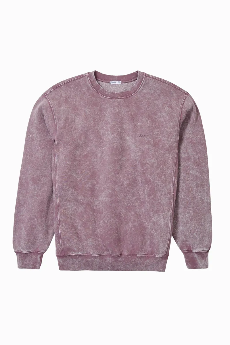 Katin Embroidered Crew Fleece Auralite Sand Wash-3